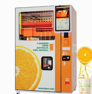 Kalite  Wireless QR Code Fruit Juice Vending Machine 220V - 240V 50Hz Air Cooled Frost Free fabrika