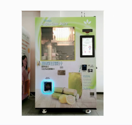 Kalite  220V / 50Hz Sugarcane Vending Machine Juice Extractor For Restaurants Supermarkets fabrika