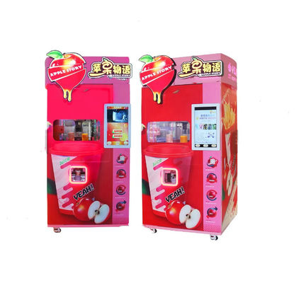 Mağaza Süpermarketler Alışveriş Merkezleri İçin Portakal Elma Suyu Soğuk İçecek Otomatı 500W