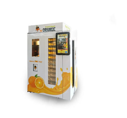 Market İçin Taze Sıkılmış Meyve Suyu İnsansız Otomat 24 Saat Self Servis