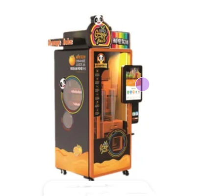 Özel Taze Sıkılmış Portakal Suyu Makinesi 24 Saat Süpermarket Otomatı