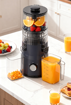 Fresh Smart HJ103A Kompakt Yavaş Sıkacak Narenciye Sıkacağı – Daha Sağlıklı, Daha Renkli Bir Hayata İlk Adımınız, 4 Renk Seçeneği, 135mm Geniş Besleme Ağzı, 200W Soğuk Sıkım & Kendi Kendini Temizleme Özellikli