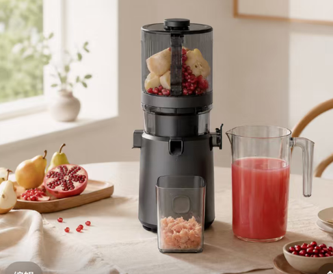 Fresh Smart HJ303 Ekstra Geniş Yavaş Sıkma Meyve Sıkacağı – 155mm Ağız, 2400ml Hazne, 200W Soğuk Sıkım ve Kendi Kendini Temizleme Özellikli Tam Meyve Aile Tipi Sıkacağı