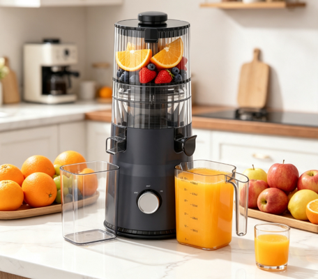 Fresh Smart HJ103 Kompakt Yavaş Çiğnenen Meyve Meyvesini Çökeci 135mm Geniş Çökme, 200W Soğuk Baskı ve Kendini Temizleyici ile Yolculukta Sağlıklı Yaşam için Mükemmel Seyahat Arkadaşı