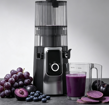 Fresh Smart HJ102C Yavaş Sıkma Katı Meyve Sıkacağı – Ailenizi Gülümseten, 3 Ayarlanabilir Hız, 135mm Geniş Hazne, 200W Soğuk Sıkım ve Kendi Kendini Temizleme Özellikli Meyve Sıkacağı