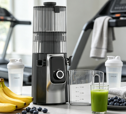 Fresh Smart HJ102C Yavaş Sıkma Katı Meyve Sıkacağı – Sağlıklı Yaşamı Bir Kutlamaya Dönüştüren, 3 Ayarlanabilir Hızlı, 135mm Geniş Ağızlı, 200W Soğuk Sıkım ve Kendi Kendini Temizleyen Meyve Sıkacağı