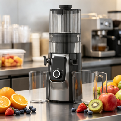 Fresh Smart HJ102C Yavaş Sıkma Meyve Sıkacağı – Sağlıklı Lezzeti Harika Hale Getiren, 3 Ayarlanabilir Hız, 135mm Geniş Besleme Ağzı, 200W Soğuk Sıkma ve Kendi Kendini Temizleme Özellikli Meyve Sıkacağı