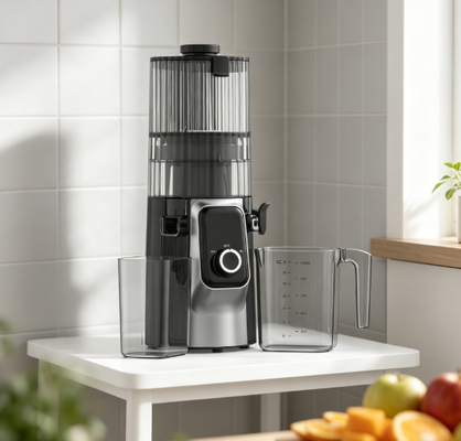 Fresh Smart HJ102C Yavaş Sıkma Meyve Sıkacağı – Sabah Akşam Yanınızda, 3 Ayarlanabilir Hız, 135mm Geniş Hazne, 200W Soğuk Sıkma ve Kendi Kendini Temizleme Özellikli Meyve Sıkacağı
