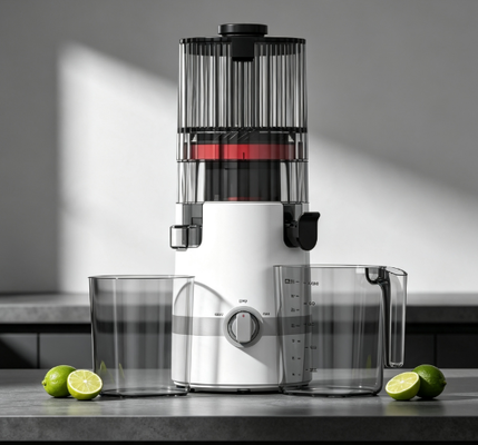 Fresh Smart HJ102B Yavaş Sıkma Meyve Sıkacağı – 135mm Besleme Ağzı, 200W Soğuk Sıkım, Kendi Kendini Temizleme ve Güvenlik Kilidi ile Ailenizin Sağlığına Akıllı Yatırım