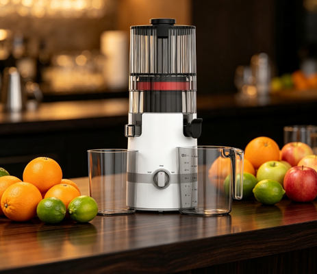 Fresh Smart HJ102B Yavaş Sıkma Katı Meyve Sıkacağı – Her Şeyi Yapabilen Aile Tipi Meyve Sıkacağı, 135mm Ağız, 200W Soğuk Sıkım, Kendi Kendini Temizleme ve Akıllı Güvenlik Sistemi