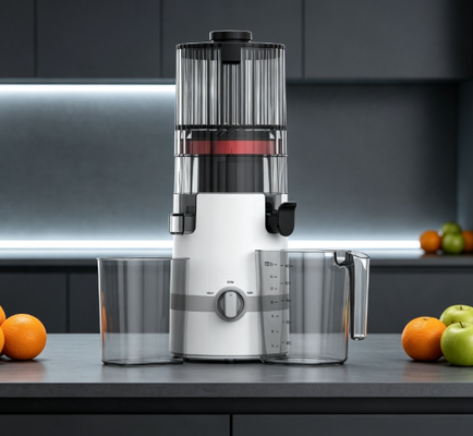 Yeni Akıllı HJ102B Yavaş Çiğnenen Meyve Meyvesini Çökeci Pro-Lock Güvenlik, 135mm Çökme, 200W Soğuk Baskı ve Her Yaşta Kendini Temizleyici ile Tam Aile Çözümü