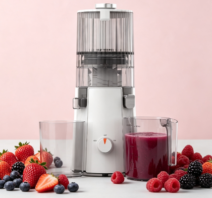 Fresh Smart HJ102A Sindirim Sağlığı Yavaş Sıkma Katı Meyve Sıkacağı – 135mm Geniş Hazneli 200W Bağırsak Dostu Ekstraktör, Doğal Enzim Zengini Beslenme İçin 55 RPM Soğuk Sıkma Teknolojisi