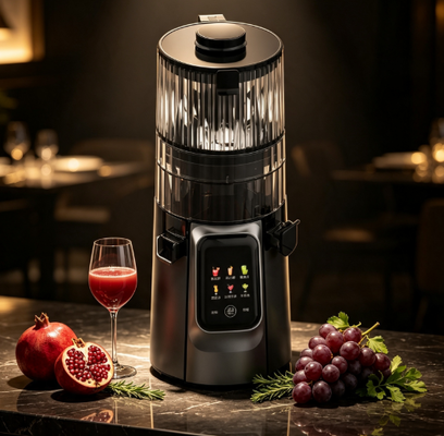 Dokunmatik Ekran Yavaş Sıkacaklı Meyve Sıkacağı HJ102D, Çok Programlı Meyve Smoothie Makinesi