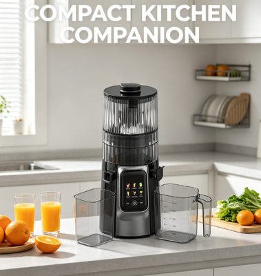 Dokunma Kontrolü Yavaş Çiğnenen Meyve Fırlatıcı HJ102D, Dondurma ve Smoothie Yapma Makinesi