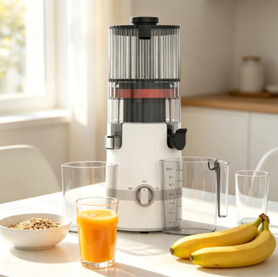 Fresh Smart HJ102B Sessiz Yavaş Sıkacak Makinesi — 200W Motor, 135mm Besleme Ağzı, Aile Kullanımı İçin BPA'sız